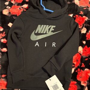 Nike Kids Black and Gray Air Hoodie